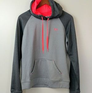 Under Armour Gray & Pink Hoodie